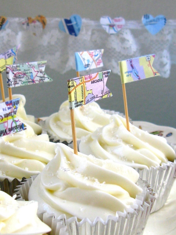 身近な素材で海外風おしゃれ＊『地球儀＆地図』を使ったウエディングアイデア♡にて紹介している画像