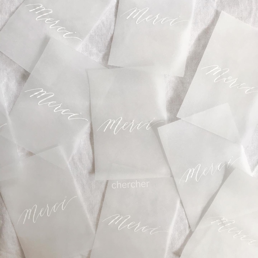 想像以上に大変！【トレーシングペーパー】でペーパーアイテムを作った時の実体験をレポにて紹介している画像