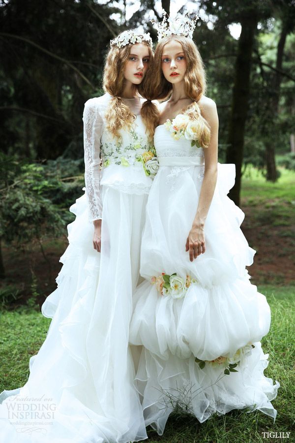 A Wedding Dress Abundant with Flowers: Captivated by Its Adorable, Flower Field-like Charm!にて紹介している画像