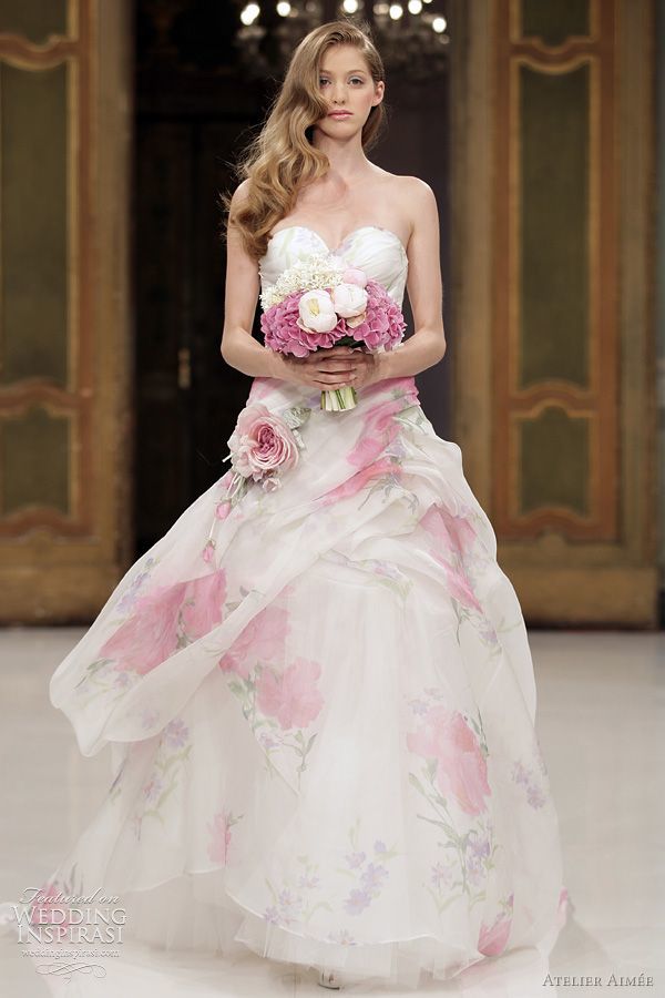 Exquisite Girly ♡ Adorably Cute Floral Print Wedding Dress ♡にて紹介している画像
