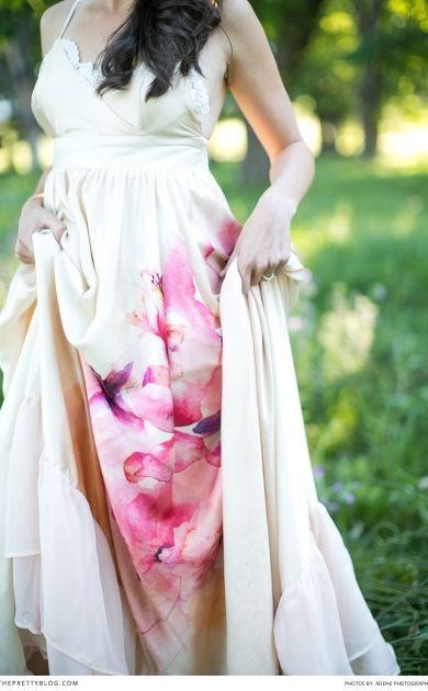 Exquisite Girly ♡ Adorably Cute Floral Print Wedding Dress ♡にて紹介している画像