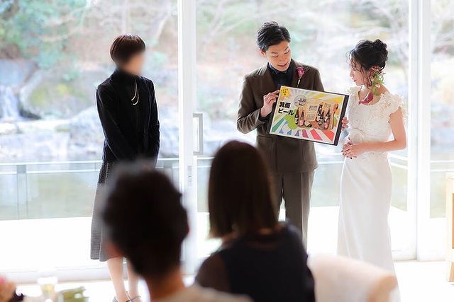 全員の力で晴天を願う☀️雨男・雨女の新郎新婦におすすめのゲスト巻き込み型てるてる坊主の願掛けアイデア♩にて紹介している画像