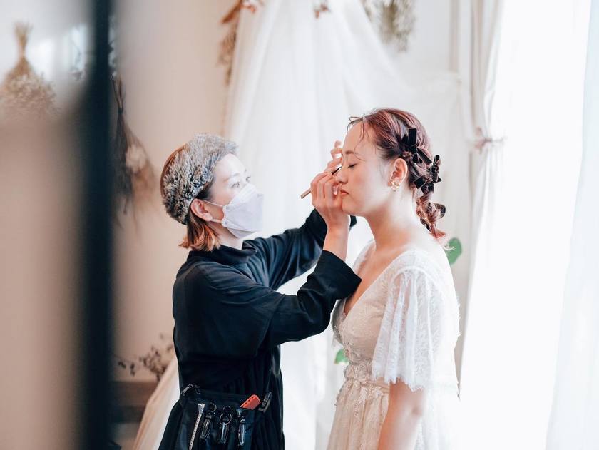 【しばたゆかさん】可愛い・楽しい・ハッピーになれる♡フリーランスのヘアメイクさんを発見＊にて紹介している画像