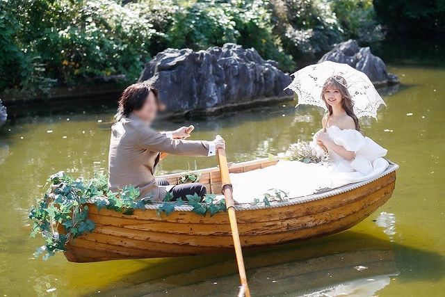 It looks like a scene from a movie! The amazing performance of the "boat entrance" at Tsurumi no Mori Geihinkan in Osaka ♡にて紹介している画像