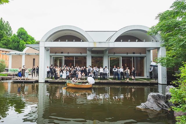 It looks like a scene from a movie! The amazing performance of the "boat entrance" at Tsurumi no Mori Geihinkan in Osaka ♡にて紹介している画像