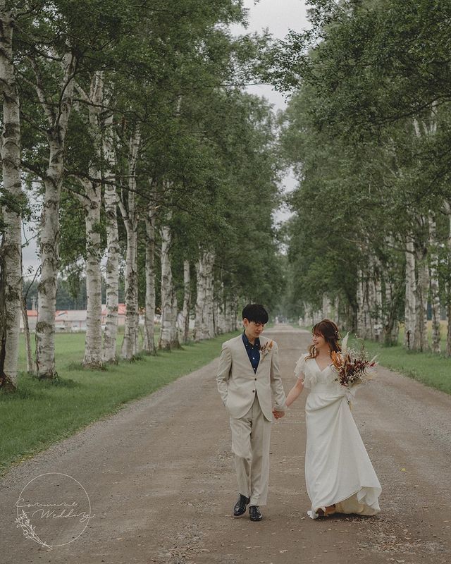 I feel like love and emotions can be captured in photos ♡ "Commune Wedding" allows you to photograph two people in their natural state.にて紹介している画像