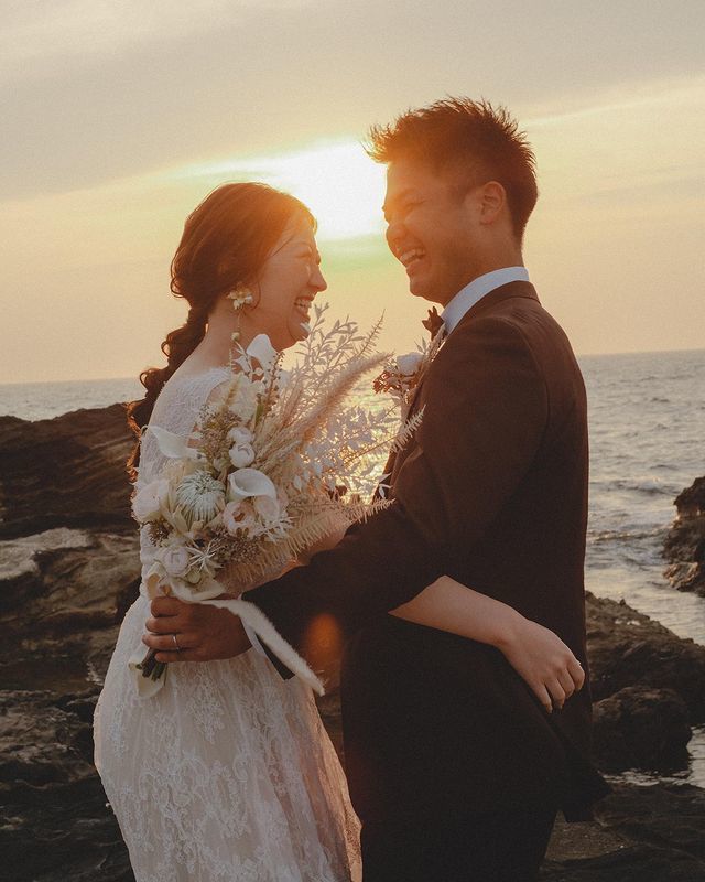 I feel like love and emotions can be captured in photos ♡ "Commune Wedding" allows you to photograph two people in their natural state.にて紹介している画像