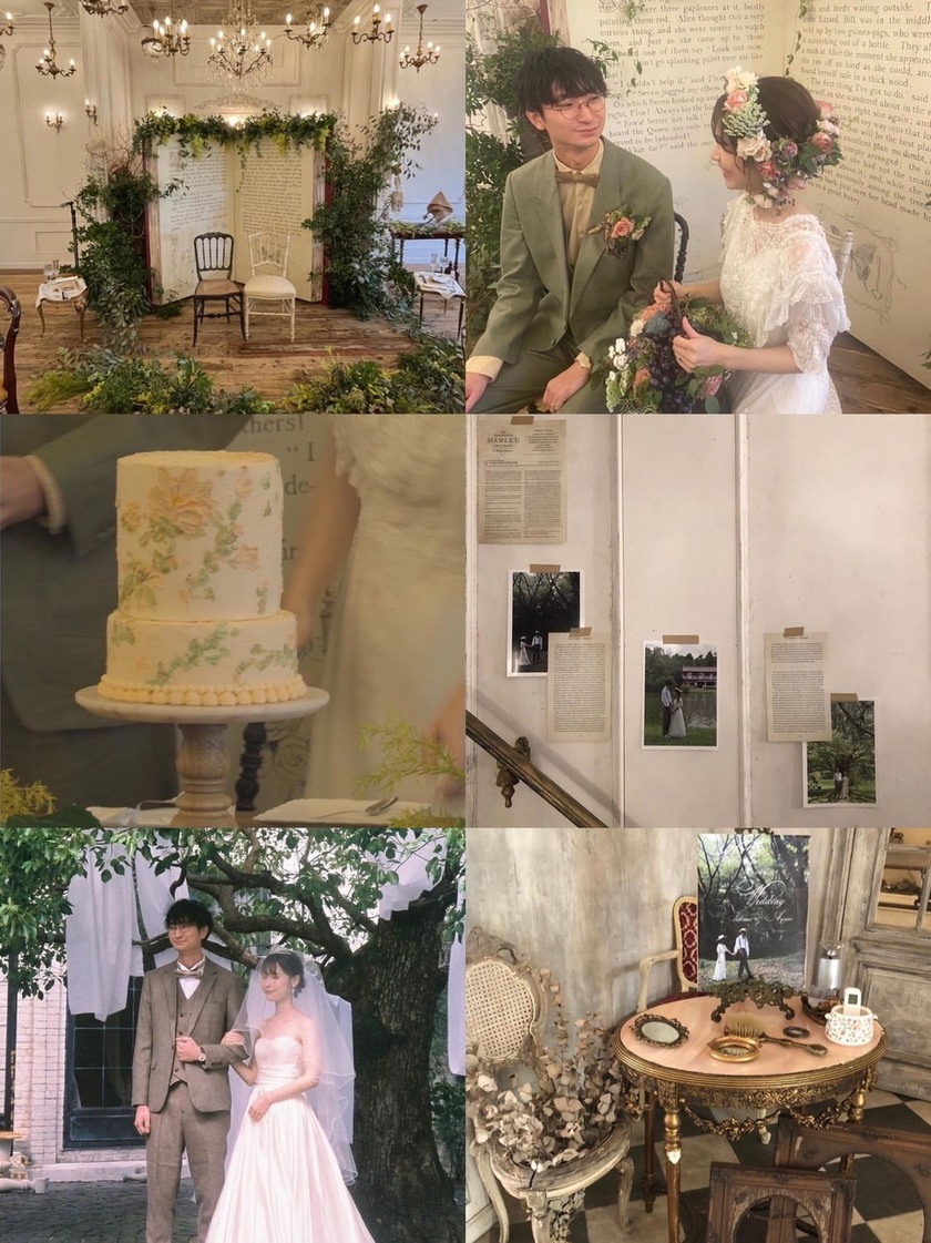 I found a lovely【pressed flower marriage certificate】 that looks like it belongs in a Paris flea market, just like a specimen ♡にて紹介している画像