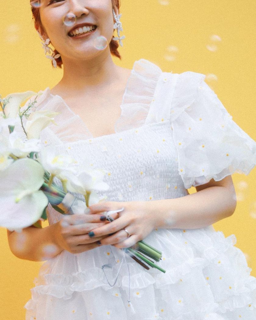 初めて見た！メインテーブルをテーブルでもなく高砂ソファでもなく［ハイチェア］にするアイデア♡にて紹介している画像