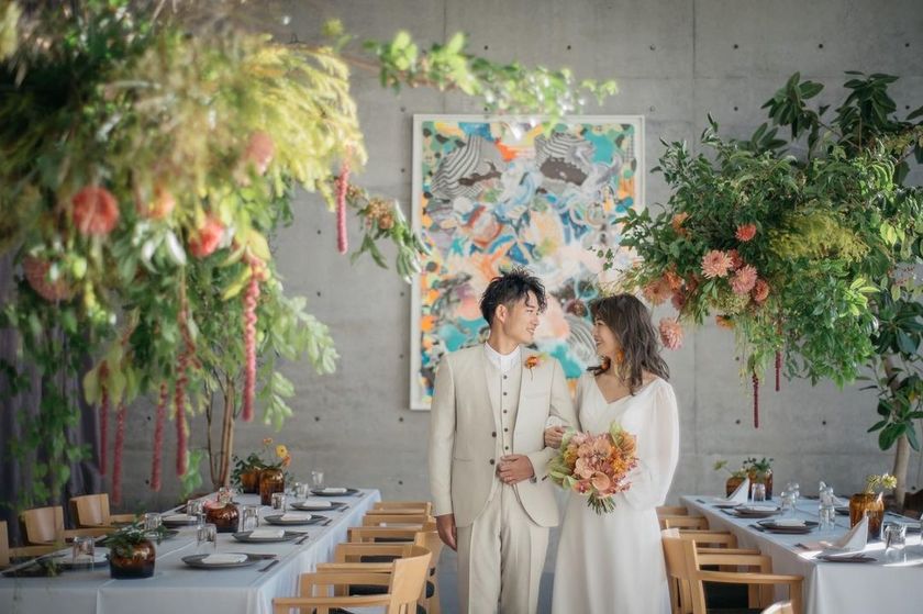 I long for a wedding with the best creators surrounded by flowers at the production team 【Hana no Kekkonshikiya】....にて紹介している画像