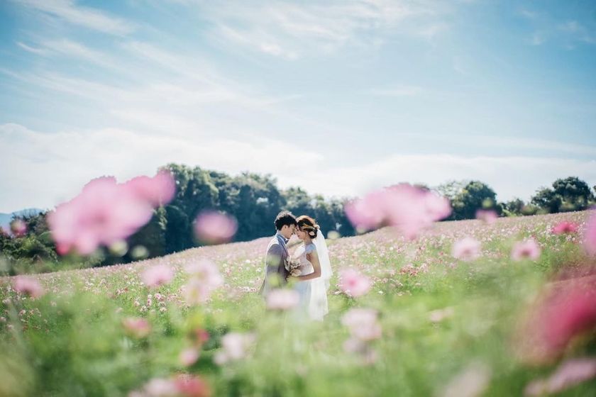 I long for a wedding with the best creators surrounded by flowers at the production team 【Hana no Kekkonshikiya】....にて紹介している画像