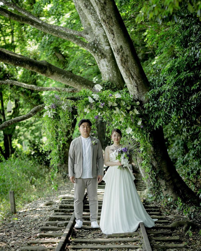 I long for a wedding with the best creators surrounded by flowers at the production team 【Hana no Kekkonshikiya】....にて紹介している画像