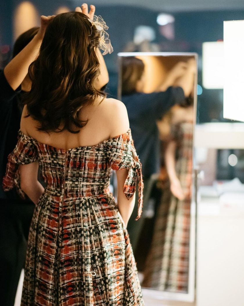 I have a feeling that it will be trendy 🍂 Here are three brands where you can wear stylish "tweed dresses" ♡にて紹介している画像