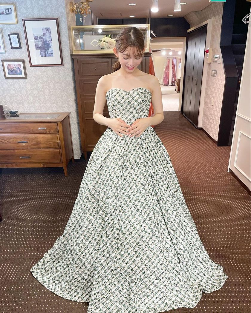 I have a feeling that it will be trendy 🍂 Here are three brands where you can wear stylish "tweed dresses" ♡にて紹介している画像