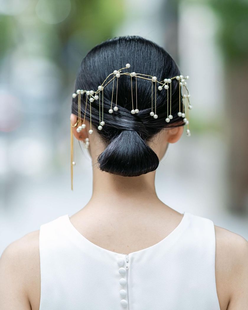 The Use of Flowers That Makes Your Heart Flutter ♡ Introducing a Unique and Cute Hairstylist in Kyotoにて紹介している画像