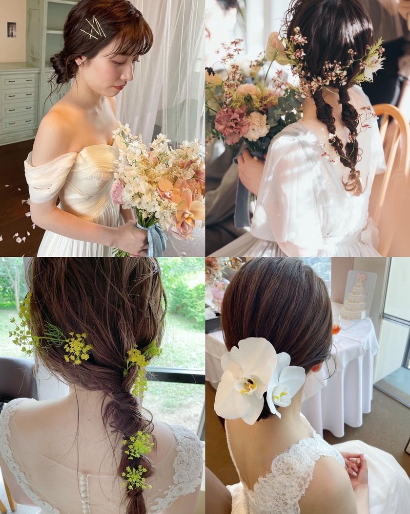 The Use of Flowers That Makes Your Heart Flutter ♡ Introducing a Unique and Cute Hairstylist in Kyotoにて紹介している画像