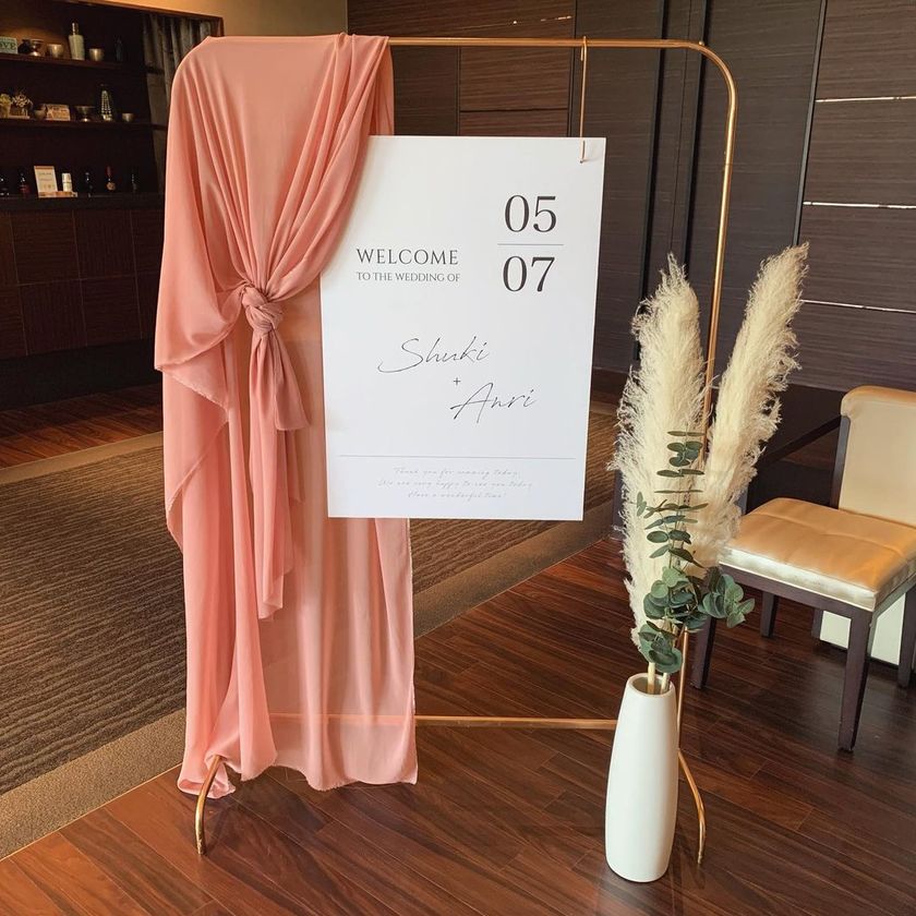 空间变换♡铜架的时尚〔布料挂法创意〕特集にて紹介している画像