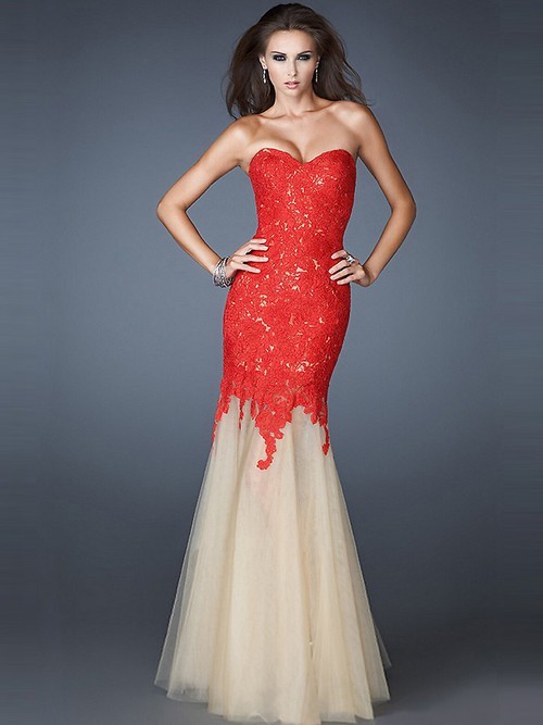 The Dress that Perfectly Accentuates Your Sculpted Figure! Exquisitely Beautiful in a Mermaid Line♡にて紹介している画像