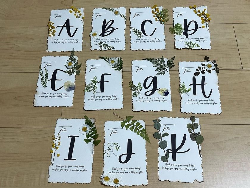 DIYアイデアに追加♡エンボスペーパーの淵を、お香で炙って焦げ目をつけるとアンティーク感が出る📝にて紹介している画像
