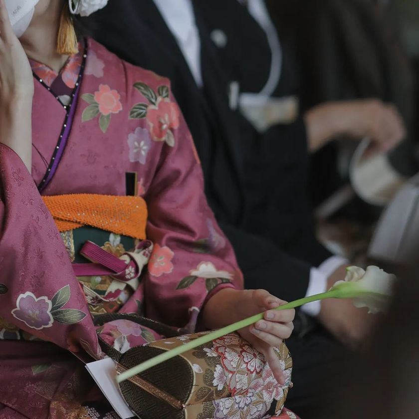 客户与员工同样重要🔖当日接待发放花束兑换券并进行任命的创意🌹🔖にて紹介している画像