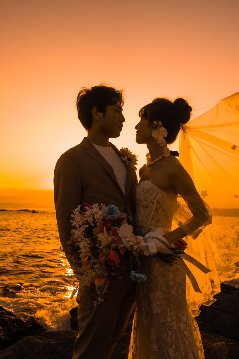 【超过180张图片】神奈川县三崎半岛「城ヶ岛」前拍婚纱照大全にて紹介している画像