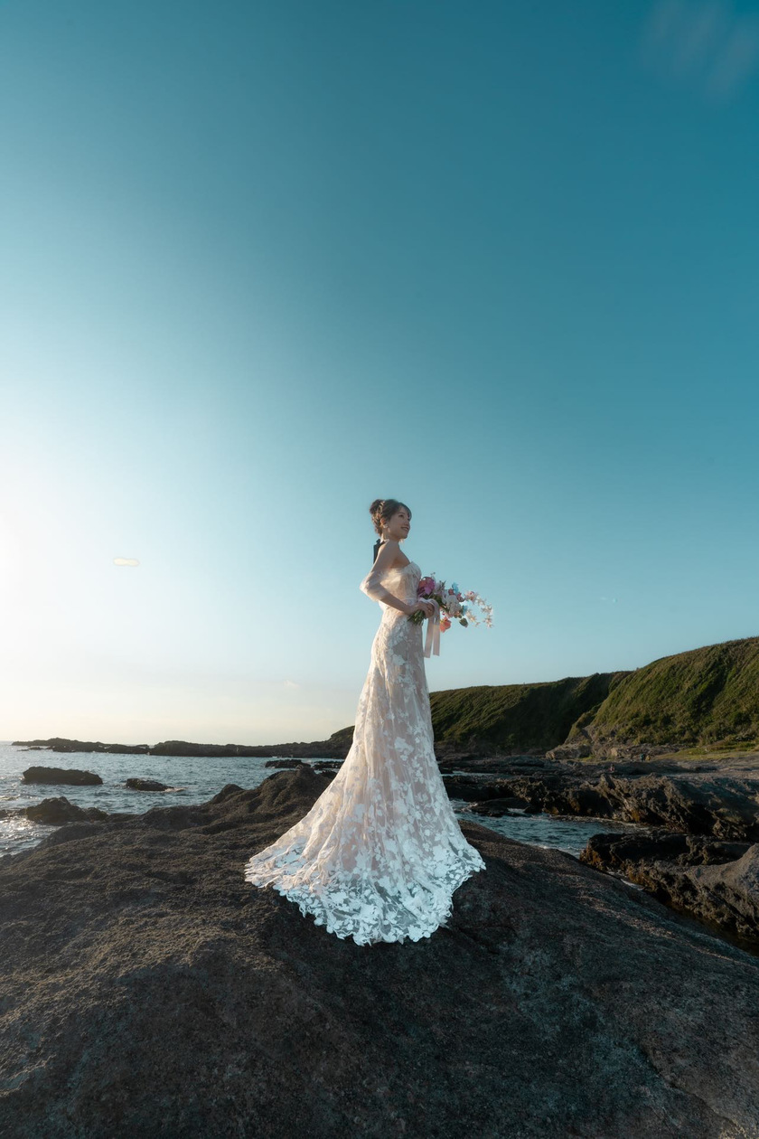 【超过180张图片】神奈川县三崎半岛「城ヶ岛」前拍婚纱照大全にて紹介している画像