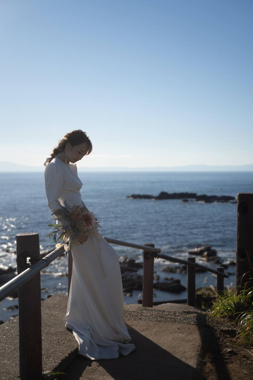 【超过180张图片】神奈川县三崎半岛「城ヶ岛」前拍婚纱照大全にて紹介している画像