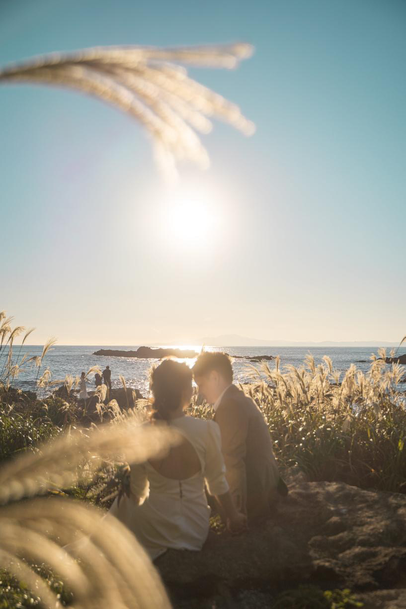 【超过180张图片】神奈川县三崎半岛「城ヶ岛」前拍婚纱照大全にて紹介している画像