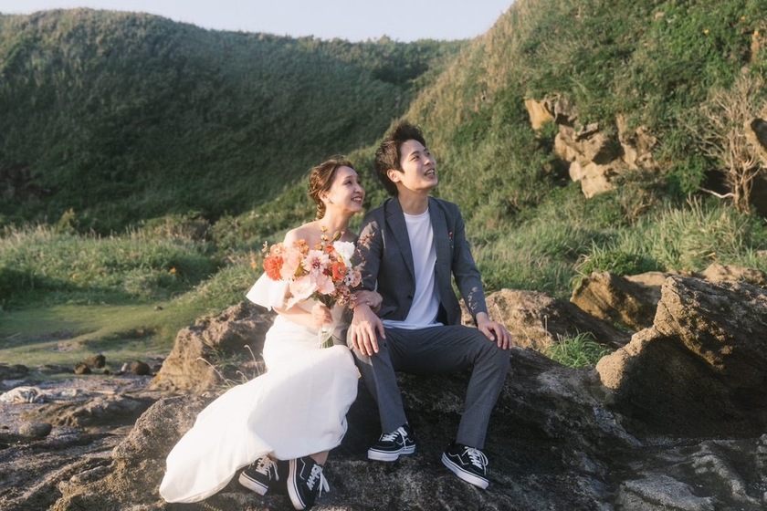 【超过180张图片】神奈川县三崎半岛「城ヶ岛」前拍婚纱照大全にて紹介している画像