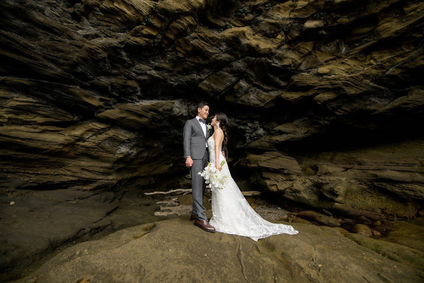 【超过180张图片】神奈川县三崎半岛「城ヶ岛」前拍婚纱照大全にて紹介している画像