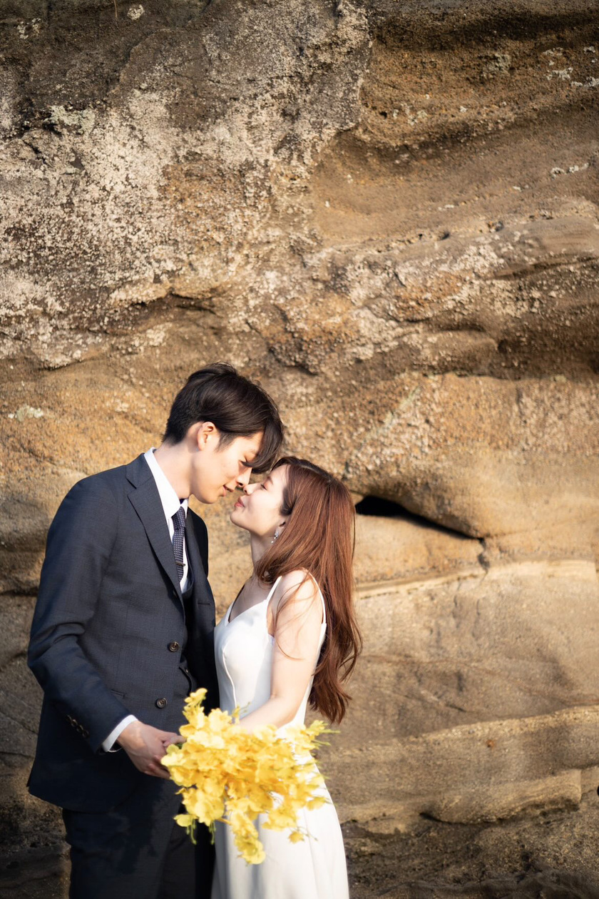 【超过180张图片】神奈川县三崎半岛「城ヶ岛」前拍婚纱照大全にて紹介している画像