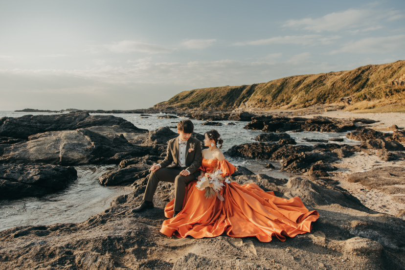 【超过180张图片】神奈川县三崎半岛「城ヶ岛」前拍婚纱照大全にて紹介している画像