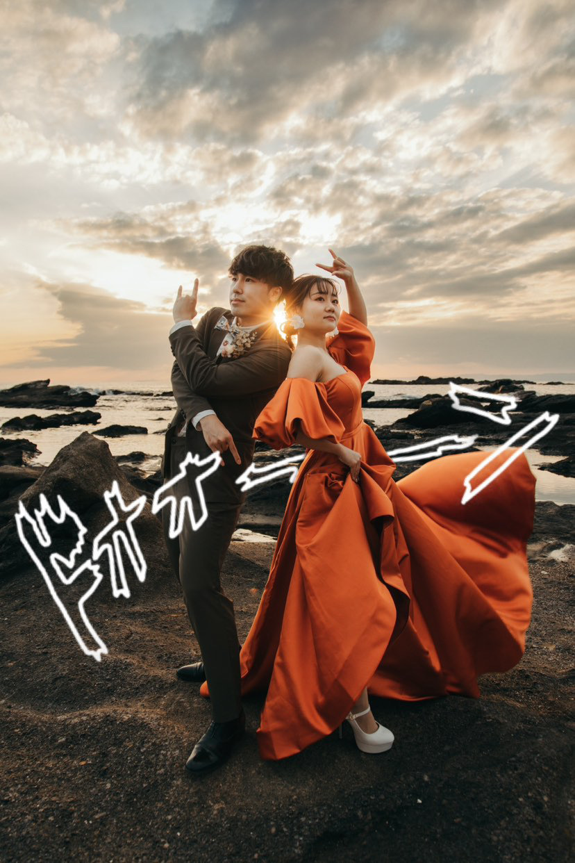 【超过180张图片】神奈川县三崎半岛「城ヶ岛」前拍婚纱照大全にて紹介している画像