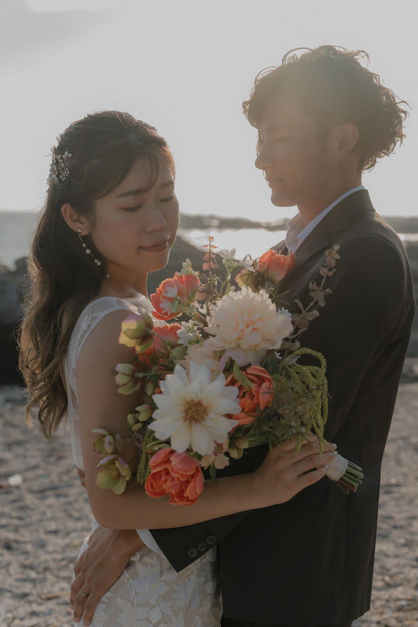 【超过180张图片】神奈川县三崎半岛「城ヶ岛」前拍婚纱照大全にて紹介している画像