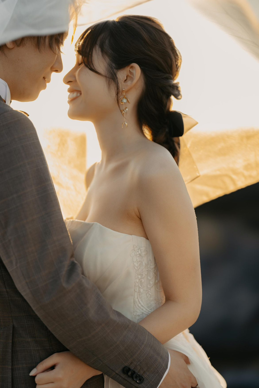 【超过180张图片】神奈川县三崎半岛「城ヶ岛」前拍婚纱照大全にて紹介している画像