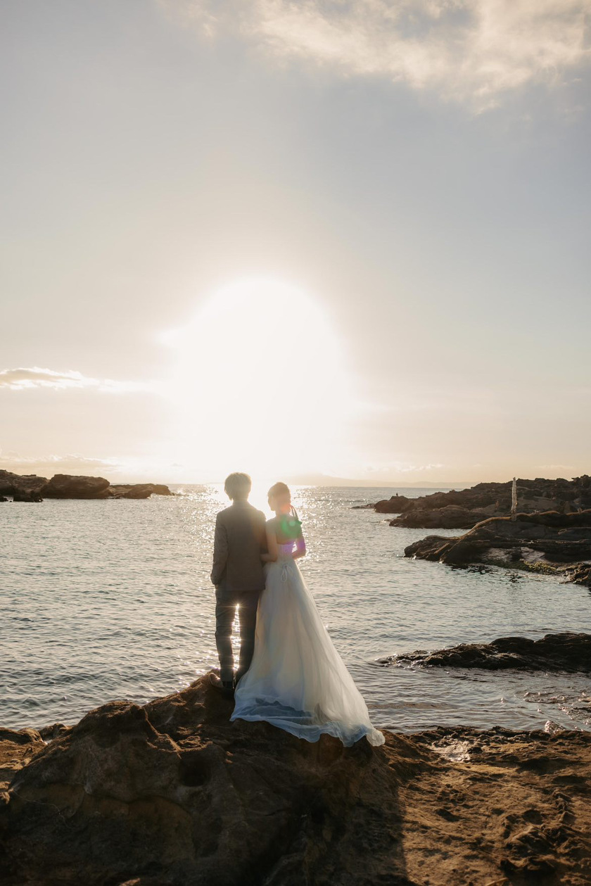 【超过180张图片】神奈川县三崎半岛「城ヶ岛」前拍婚纱照大全にて紹介している画像