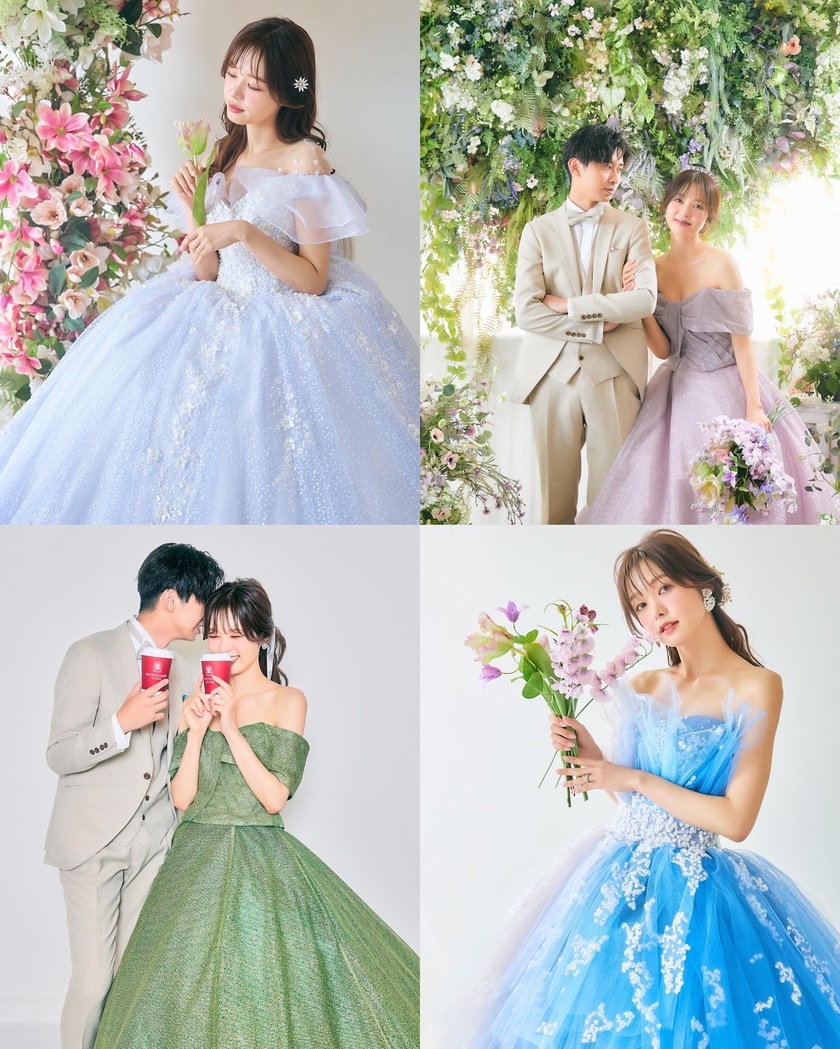 Collaboration plan with My Dressers 💄 Photo plan where you can wear a marry dress 【Daikanyama Little Martha】にて紹介している画像