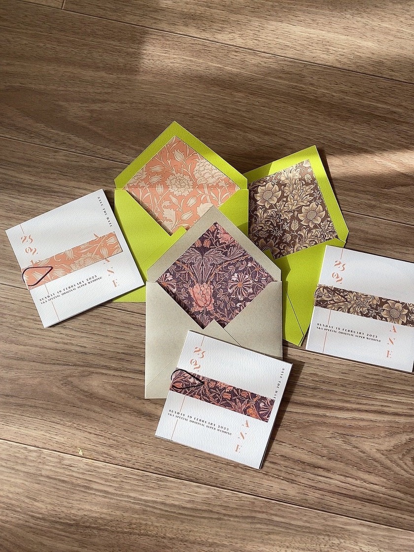 I can't believe this is handmade. A wonderful collection of "handmade invitations" that deserves admiration! 💌にて紹介している画像