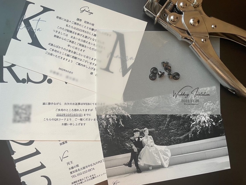 I can't believe this is handmade. A wonderful collection of "handmade invitations" that deserves admiration! 💌にて紹介している画像