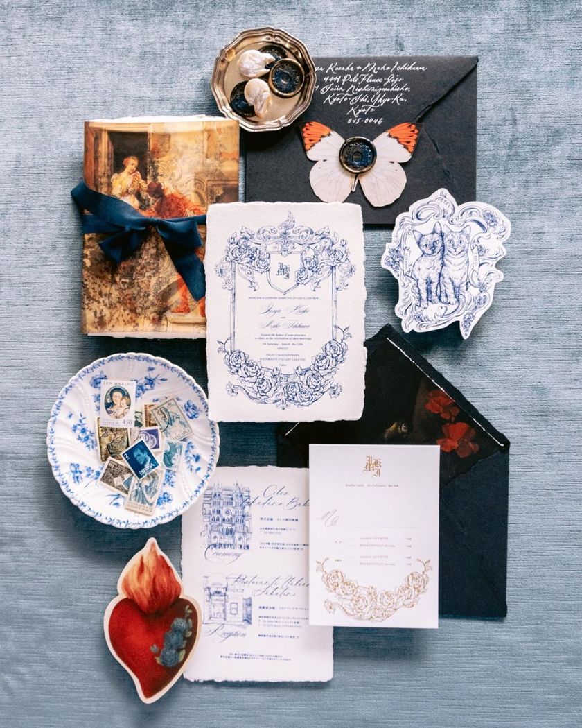 A wonderful creator from Japan has created a stylish wedding paper item brand called [tigron].にて紹介している画像