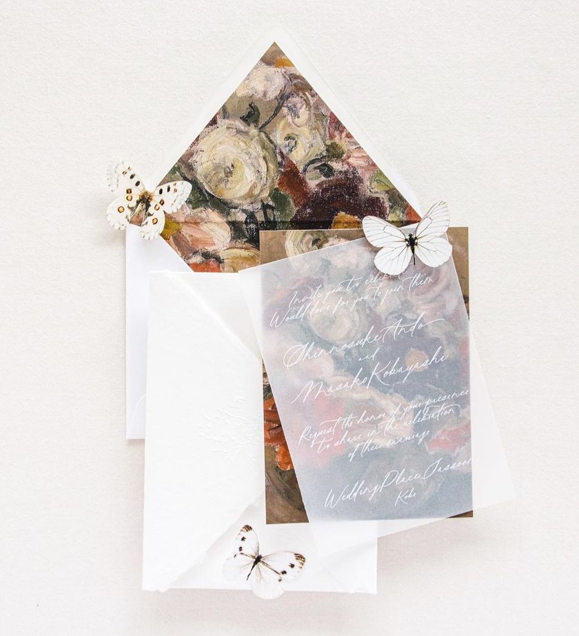 A wonderful creator from Japan has created a stylish wedding paper item brand called [tigron].にて紹介している画像