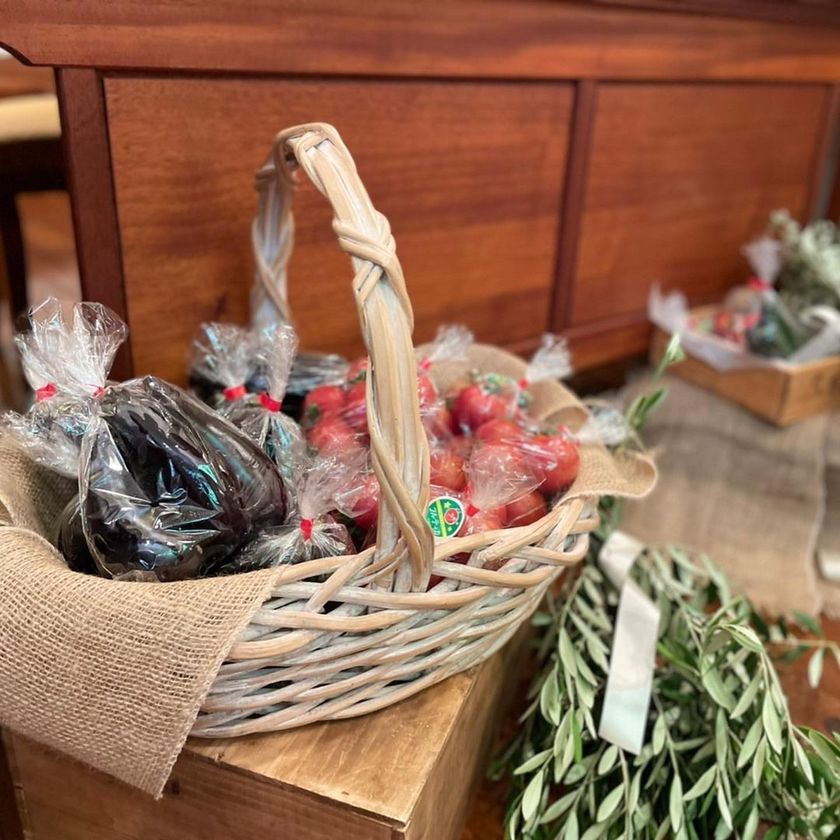 This is a revolution...! An idea for a "Favor Marche" where guests choose their own favors 🧺にて紹介している画像