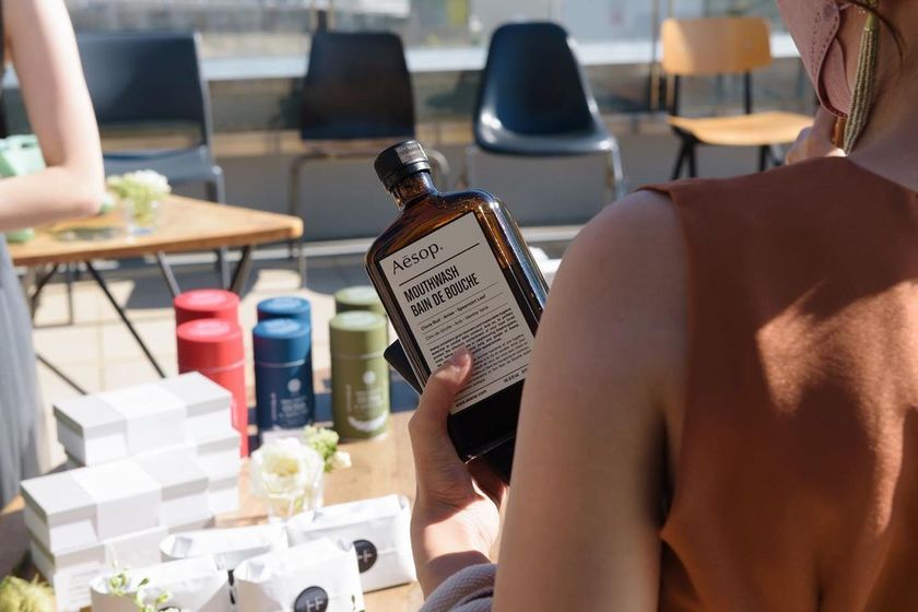 This is a revolution...! An idea for a "Favor Marche" where guests choose their own favors 🧺にて紹介している画像