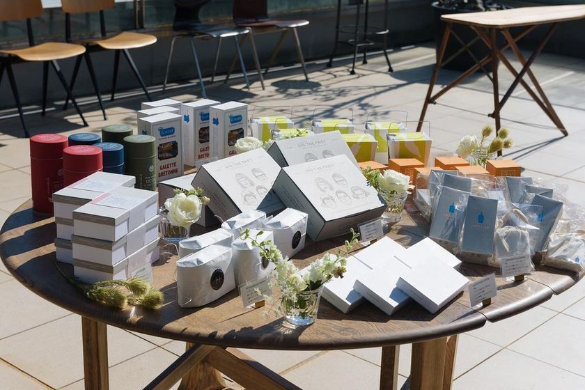 This is a revolution...! An idea for a "Favor Marche" where guests choose their own favors 🧺にて紹介している画像
