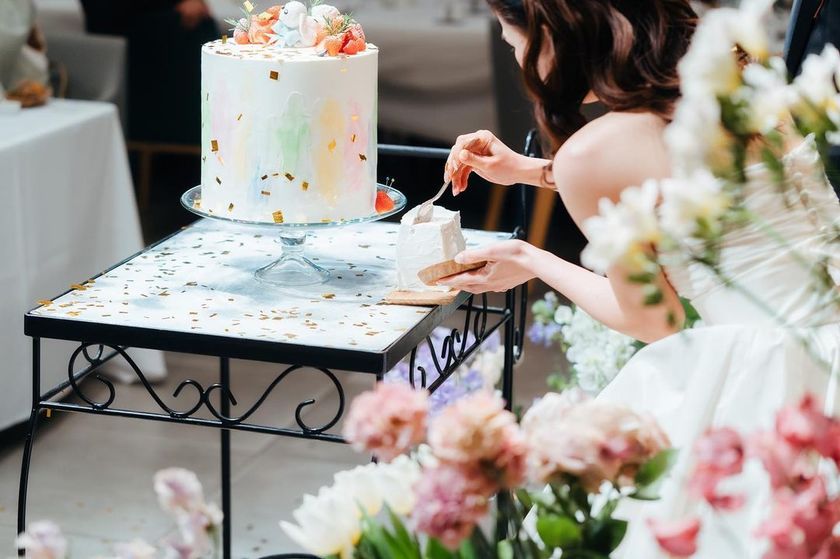 Finish the decoration by popping balloons on the cake ♡ A glamorous performance with confetti flying, "Balloon Burst" 🎉にて紹介している画像