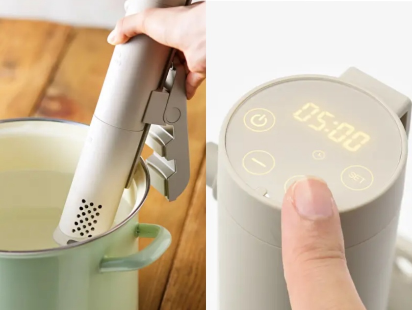 It seems good because it doesn't overlap like a hot plate. Here are 4 perfect options for a wedding gift: [Low-Temperature Cooking Devices].にて紹介している画像