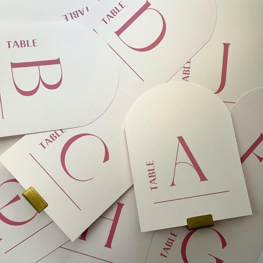 新创意🧡最近热门的拱形纸制品，席位卡版本也很可爱🧡にて紹介している画像