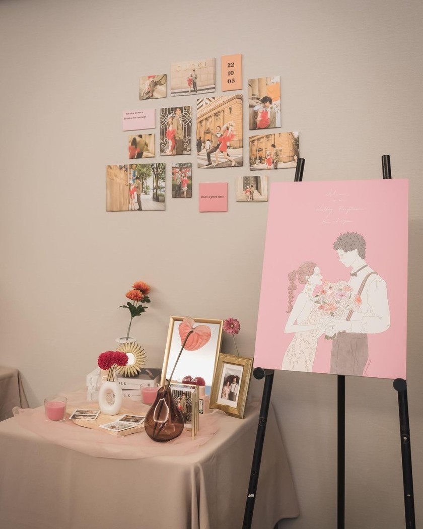 ごちゃごちゃNG！結婚式らしい素敵なウェルカムスペースお手本装飾はこんなの♡にて紹介している画像