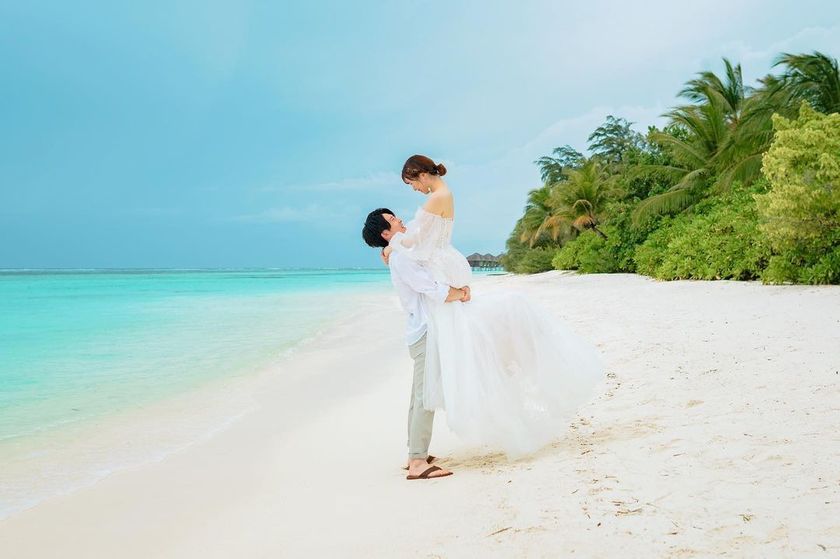 (Finally ♡) Recently, everyone has started going! A special feature on beautiful photos from overseas honeymoons ✈にて紹介している画像