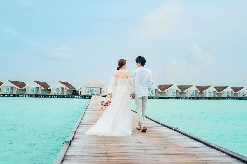 (Finally ♡) Recently, everyone has started going! A special feature on beautiful photos from overseas honeymoons ✈にて紹介している画像